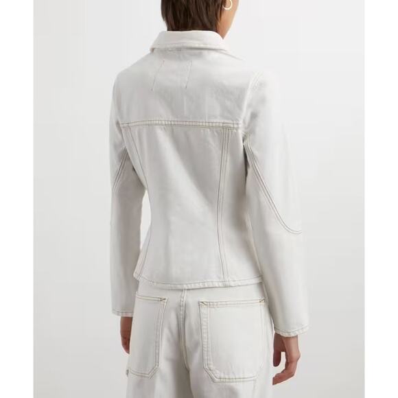 (28) MEDIUM DALA Denim Suit Jacket - Picture 3 of 4